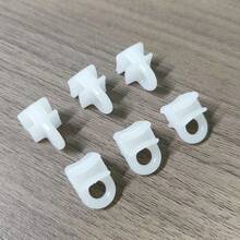 20/30/60pcs Curtain Track Gliders, Nano Silent Square Track Sliders, Plastic Curtain Hooks, Suitable For Square Curtain Tracks, Replacement Sliding Carriers - C-multicolor - View 1