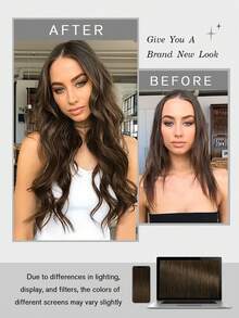 SUYYA Seamless Skin Weft Adhesive Glue Tape In 100% Rambut Manusia Asli Remy Balayage Lurus Ekstensi Rambut Berkualitas Salon Untuk Wanita - S4 - View 7