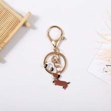 Spot New Leopard Pattern Love Bag Pendant Pendant Keychain Hand-Woven Lanyard Key Chain Pendant - Multicolor - View 8