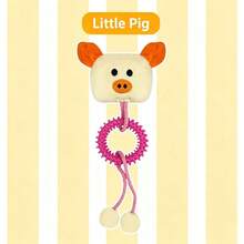 Pet Squeaky Chew Toy, TPR Dental Cleaning Boredom Relief Interactive Chewing Toy For Puppies - Multicolor - View 11