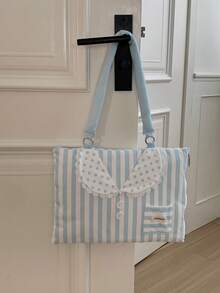 LifeHoHo Cute Laptop Bag, Striped Shirt Style, Compatible With MacBook 13/14 Inch, 10/11 Inch Tablet Storage Bag, 15/15.6 Inch Computer Shoulder Bag - View 15