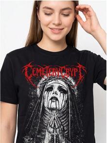 Women T-Shirts - 黑色 - 查看 3