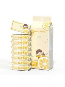 Mini Portable Non-Woven Wet Wipes, Suitable For Daily Item Cleaning (For Item Cleaning, Not For Body Part Cleaning) - Color Mixing - View 1