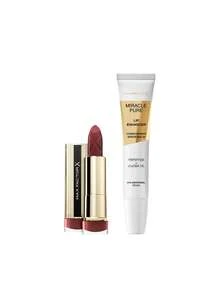 Max Factor 【組合包】Colour Elixir 唇膏 080 Chilli 4G + Miracle Pure 豐唇精華 010 Universal 12ml - 080 辣椒+010 通用 - 查看 1