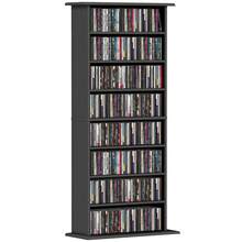 HOMCOM Racks à CD &  DVD - Noir - Voir 2