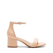 Women Heeled Sandals - Beige - View 5