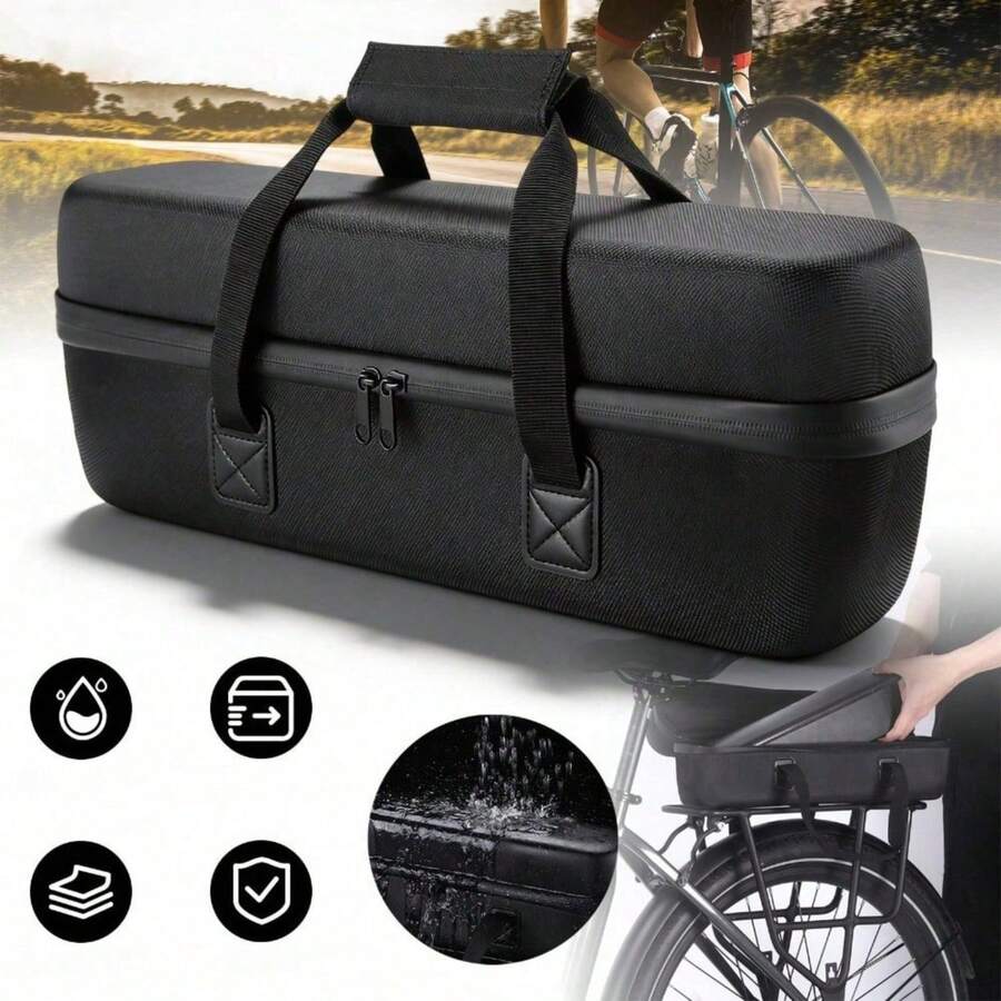 Akku Aufbewahrungstasche Hartschale, Batterie Tasche Organizer für Taschenlampe Kamera E-Bike Drohne, stoßfest schlagfest mit Mehrfachfächern, Schutzbox für Batterien Zubehör Geräte - A - Übersicht 1