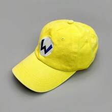 Hasbro 1pc Super Brothers Washed Pony Baseball Cap, Cartoon Casual Hat, Summer Fashion Embroidered Letter Sun Protection Hat, Unisex, Perfect For Hip-Hop Style - View 7