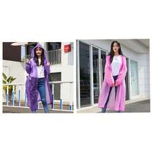 Adult Unisex Rain Poncho, Thick Non-Disposable EVA Raincoat, Waterproof Long Full Body Rain Poncho, Convenient For Outdoor Travel And Carrying - Multicolor - View 22