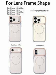 奢華霧面雙色磁吸手機殼，適用於 iPhone 17 Pro Max、17 Pro、17、16 Pro Max、16 Pro、16、15 Pro Max、15 Pro、15、14 Pro Max、14 Pro、14、13 Pro Max、13 Pro、13、12 Pro Max、11，支援無線充電，防震硬殼，情侶禮物 - 灰白色 - 查看 8