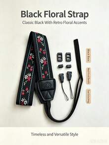 p+7 Camera Shoulder Strap For Zve10 A6400, R50 V1 M50, XT50 XE5 X100VI, Z30 Z50, ZF Instant Cameras, Universal Mirrorless And DSLR Digital Cameras, Pressure-Relieving Fashionable Multi-Function Strap - View 7