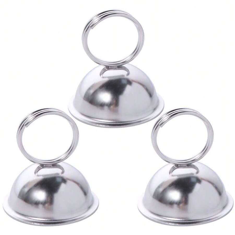 Ins Style Stainless Steel Card Holder Table Card Stand Message Photo Frame Clip Metal Memo Clips Restaurant Home Desktop Decor - View 1