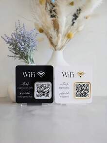Custom Commercial Acrylic QR Code Signage, Clear Image With Long-Lasting Color, Suitable For Indoor And Outdoor Use, Can Be Made Into Payment Codes, Store QR Codes, Supports Customized Graphic And Text Designs, Wear-Resistant, Stain-Resistant, Easy To Clean, Ideal For Restaurants, Studios, Market Stalls - Multicolor - View 4