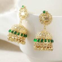 Vintage Garden Bell Tassel Earrings, Luxury Delicate Women's Exclusive Jewelry, Creative Fashion, Rich Earring - Gold - View 7