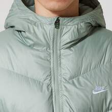Nike WINDRUNNER Therma-FIT ADV Men's Water-Repellent Woven Loose Fit Hooded Insulated Zip-Up Long Sleeve Puffer Jacket - Green - View 7