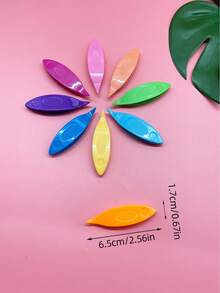 9pcs Colorful Small Eye Shuttle, Handmade Weaving Practical Tool, Suitable For Handmade Lace Knitting, Lace Accessory DIY Making, Easy To Operate For Beginners, Essential Knitting Accessory For Handmade Creation - Small Phoenix Eye Shuttle - View 15