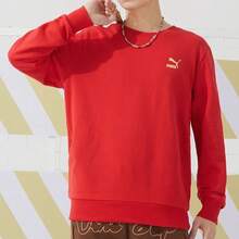 Puma Adidas Originals X FEIFEI RUAN Dragon Print Logo Sweatshirt Unisex Red - Red - View 3