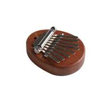 1pc Wooden Mini 8 Keys Kalimba Thumb Piano,Portable 5-Finger Finger Piano,Small Musical Instrument ,Lightweight Pocket Musical Toy ,For Music Beginner Performance, Also As Holiday ,Birthday Gift - Multicolor - View 8