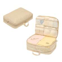 Expandable Compression Travel Clothing Storage Bag, Multi-Compartment Luggage Organizer With Luggage Strap And Handle, Waterproof Washable Twill Fabric Dustproof And Moisture-Proof Storage Cube, Suitable For Shirts, Underwear, Socks, Bras - Multicolor - View 8