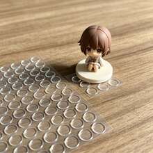 100pcs Transparent Nano Acrylic Double-Sided Adhesive Dots - Waterproof, Removable, Suitable For Posters And Museum Displays, Easy To Peel And Stick - Transparent - View 5