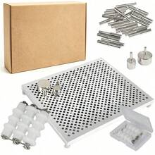 KLONKEE Set Penjepit Kawat Logam, Termasuk Pelurus Kawat Logam dan Penjepit Kawat Logam, Cocok untuk Desain dan Pembuatan Gelang, Anting, Perhiasan, Cocok untuk Pembuatan dan Pembungkus Perhiasan Kawat Logam - MultiWarna - View 2
