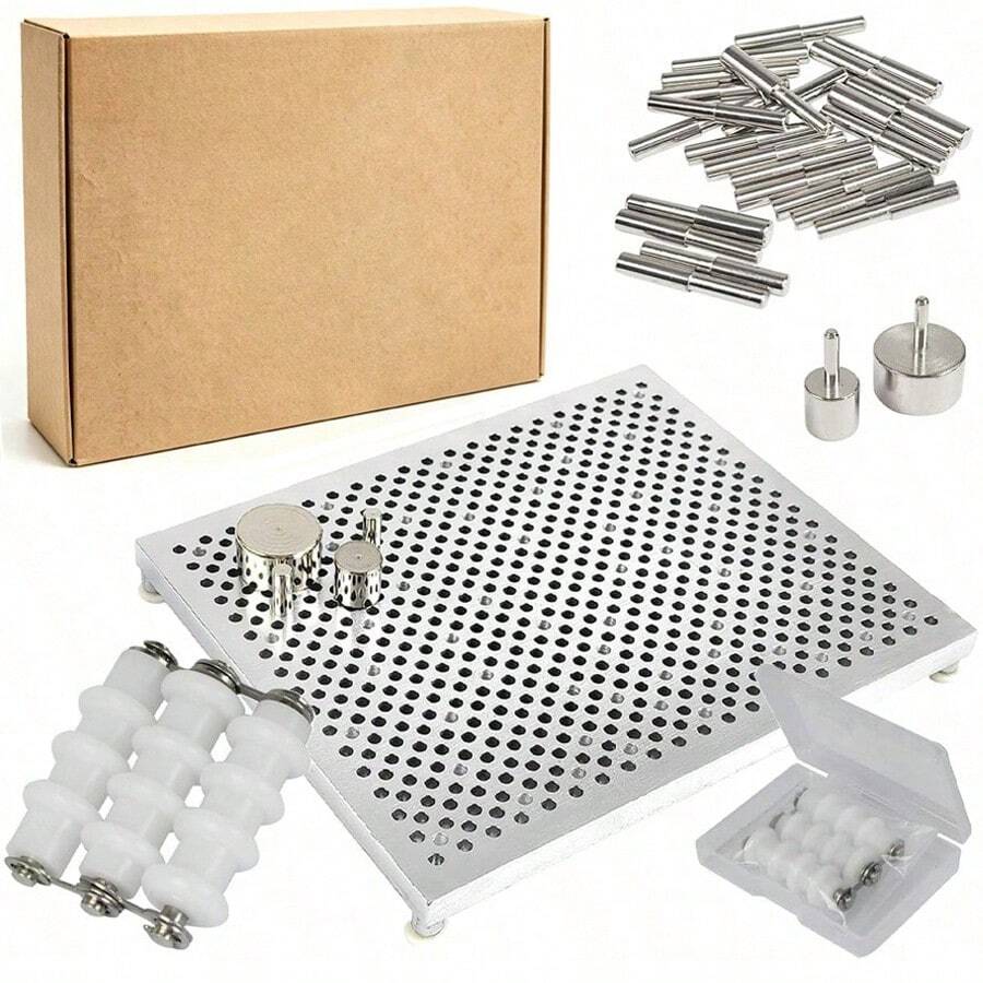KLONKEE Set Penjepit Kawat Logam, Termasuk Pelurus Kawat Logam dan Penjepit Kawat Logam, Cocok untuk Desain dan Pembuatan Gelang, Anting, Perhiasan, Cocok untuk Pembuatan dan Pembungkus Perhiasan Kawat Logam