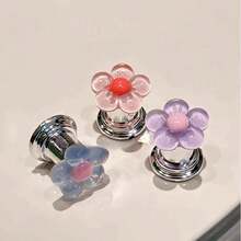 Car Interior Fresh Flower Start Button Decoration - A - View 5