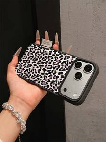 1 buah Casing Ponsel Premium Fashion Full-Screen Motif Leopard yang Dipersonalisasi, Soft Shell Anti-Jatuh dengan Potongan Besar, Kompatibel dengan Apple 17 Pro Max/11/12/13/14/15/16 Pro Max/17 dan Model Lainnya, Hadiah Liburan - MultiWarna - View 4