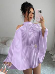 Women Blouses & Shirts - 紫羅蘭色 - 查看 1