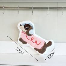 Toalla de Mano con Forma de Perro de Dibujos Animados.Súper Absorbente y de Secado Rápido, Apto para Limpiar las Manos en Baños y Cocinas - Azul - Ver 2