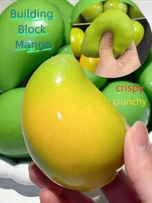 2026-SQUISHY-1件裝 感溫變色芒果捏捏樂玩具，快速回彈泡棉流體芒果壓力紓壓玩具，新款熱銷惡搞禮物，草莓感光變色 - 彩色 - 查看 14