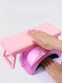 Foldable Plastic Manicure Hand Rest With Underneath Room Elevated Wrist Support Cushion For Women Beauticians Portable Nail Salon Hand Mat For Diy Art Home Cleaning Dorm Nail Supllies House School Home Decorbedroom Bathroom Essentials Accessories - Multicolor - View 8