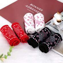 3pairs/1pair Washable Unisex Mid-Calf Warm Socks, Health Care Foot-Warming Socks With Massage Sole, Suitable For All Seasons - Multicolor - View 2