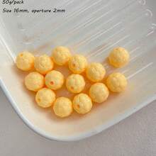 3D Simulation Yarn Ball Macaron Colored Yarn Ball With Perforated Beads, Handmade Bead DIY Phone Chain, Hair Accessories And Other Accessories - Multicolor - View 12