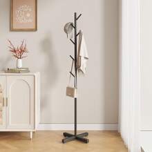 1pc Modern Minimalist Standing Coat Rack For Living Room, Bedroom, Entryway, With Simple And Elegant Design  Decorations   Autumn Decor Festival Decor Room Decor Home Decor Fall Decor Bedroom Decor - Tree Branch Type + Black Bracket (cross Base) - View 7