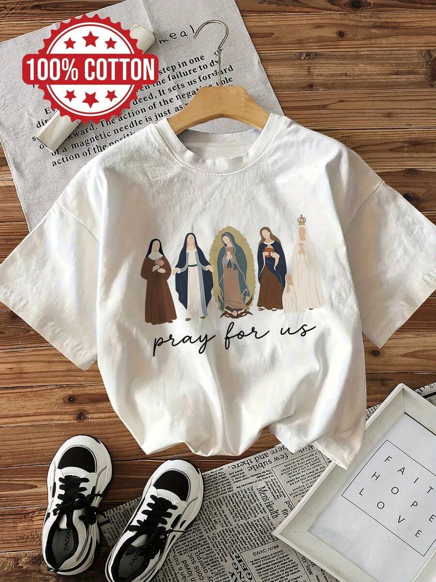 Women T-Shirts - 白色 - 查看 1