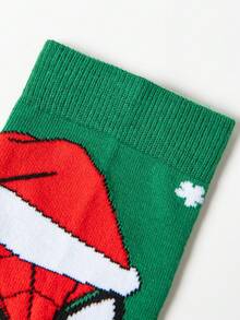 1/2/4 Pairs Disney Spider-Man Christmas Socks For Women, Novelty Long Socks Gift - Multicolor - View 5