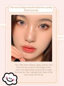 GOGO TALES Light Soft Focus Contour Pen, Side Contour, Nose Shadow & Cupid's Bow, 3D Sculpting /Three-Dimensional Shaping, Natural Long-Lasting Wear, Single-Shade Matte Contour Stick, Beginner-Friendly GOGOTALES - G01# Ash Brown - View 9