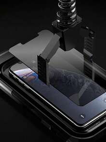 Gorilla Hero 3 buah Pelindung Layar Kaca Tempered untuk Privasi, Anti-Mengintip, Anti-Sidik Jari, Tahan Air, Anti-Jatuh, Kompatibel dengan iPhone Duo/18 Pro Max/18 Pro/18/17E/17 Pro Max/16 Pro Max/15 Pro Max/14 Pro Max/13 Pro Max/12 Pro Max/11 Pro Max/17 Pro/16 Pro/15/14/13/12/11 Series. - Hitam - View 7