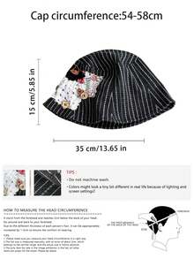 Personalized Patchwork Cool Retro Bucket Hat Distressed Bucket Hat Women Summer Outdoor Hiking Wide Brim Sun Protection Climbing Camping Sun Hat - Bucket Hat - View 4