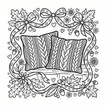 GDTME Cozy Autumn Fireplace Coloring Book, 24 Pages, 20cm*20cm, Glossy Cover, 120g Pearl Paper. Cozy Autumn Line Art, Including Comfortable Home Scenes. Stress Relief Coloring Book, Perfect Gift For Autumn Lovers And Children. - Winter Fireplace - View 4