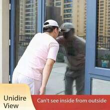 1 捲單向隱私窗貼膜，日間鏡面反射隔熱防 UV 遮陽乙烯基自黏窗貼，適用居家與辦公室 - 彩色 - 查看 7