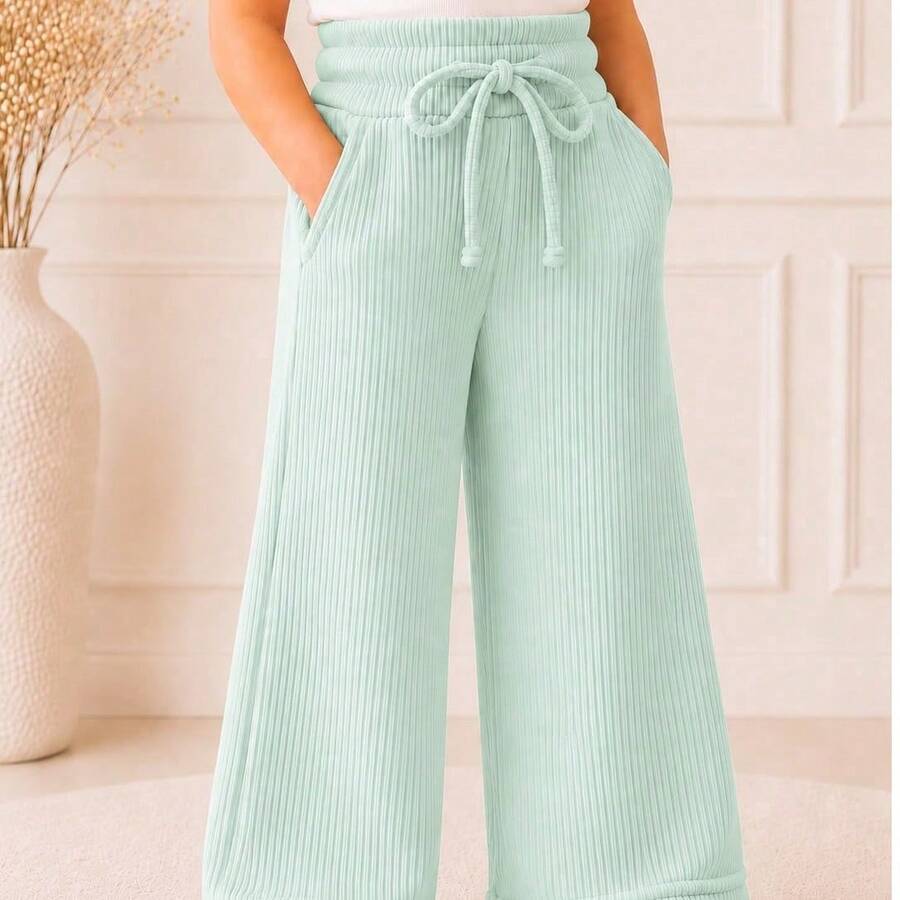 Young Girls Pants - verde menta - Ver 1