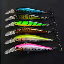 1/3/5pcs Floating Surface Minnow Lure, Bionic Bait For Freshwater And Saltwater Long Cast Fishing - Multicolor - View 7