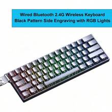 AULA 磁軸鍵盤與滑鼠組合，低延遲無線機械鍵盤，RGB 背光，可自定義藍牙 FPS 遊戲鍵盤，三模有線/藍牙/無線滑鼠 - 查看 21