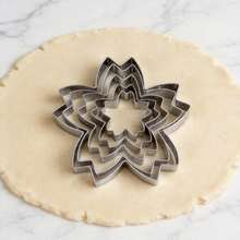 Stainless Steel Cookie Cutter Baking Mold, Multiple Shapes & Styles: Strawberry/Maple Leaf/Apple/Cherry Blossom/Plump Heart - View 2