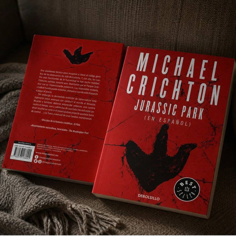 Jurassic Park edición en español de Bolsillo - Libro único - Ver 1