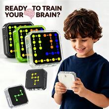 Electric Handheld Games Brains Teaser Toys, Educational Smart Toy, Portable Travel Game Road Trip Birthday Gifts - Multicolor - View 1