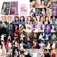 55pcs 7th Anniversary BORN PINK Photocards, Members JISOO, LISA, ROSÉ, JENNIE, K-Pop Laser Photocards, High-Definition Non-Repeating Patterns, Album Exclusive Benefit Collection Cards, Fan Support Commemorative, Christmas Gift, Perfect Gift - Multicolor - View 3