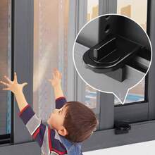 Metal Sliding Window And Door Security Lock - Battery-Free, Home Anti-Theft Security Hardware, Anti-Pinch Design, Enhance Home Security, Holiday Gift - Lock - View 4